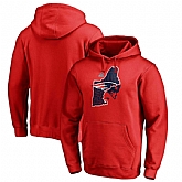 Men's Patriots Red 2018 NFL Playoffs Pullover Hoodie,baseball caps,new era cap wholesale,wholesale hats